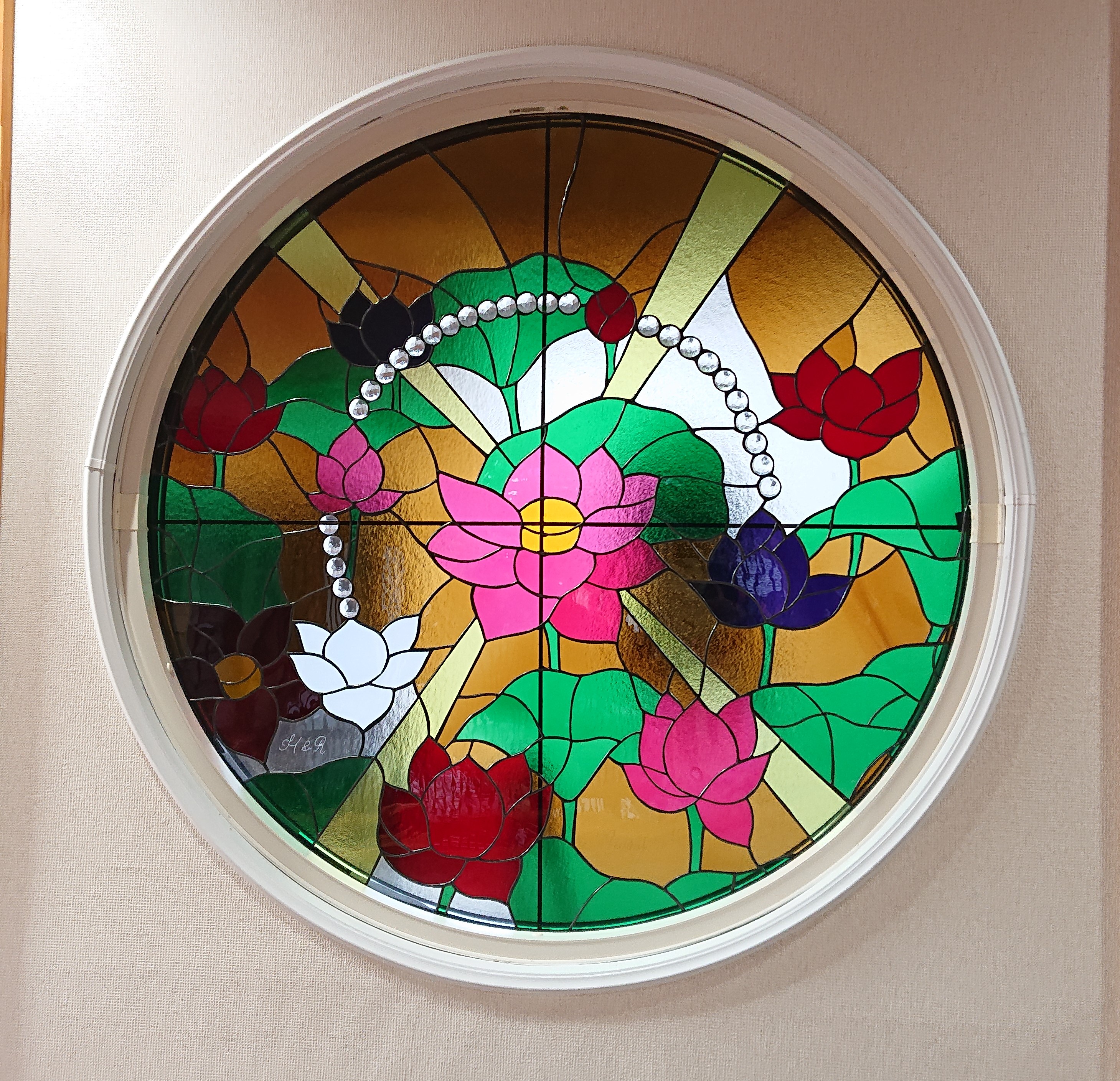 曹洞宗 福聚院のステンドグラス